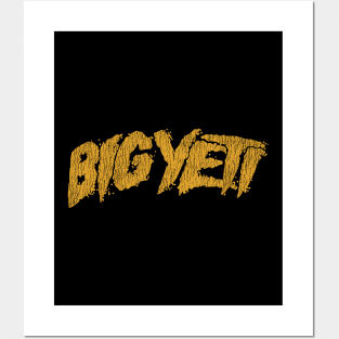 White Big Yeti Vintage Posters and Art